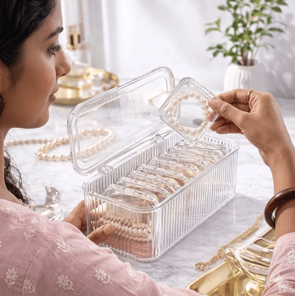 Acrylic Jewellery Organizer ( 1 Big Box + 14 Small Boxes )