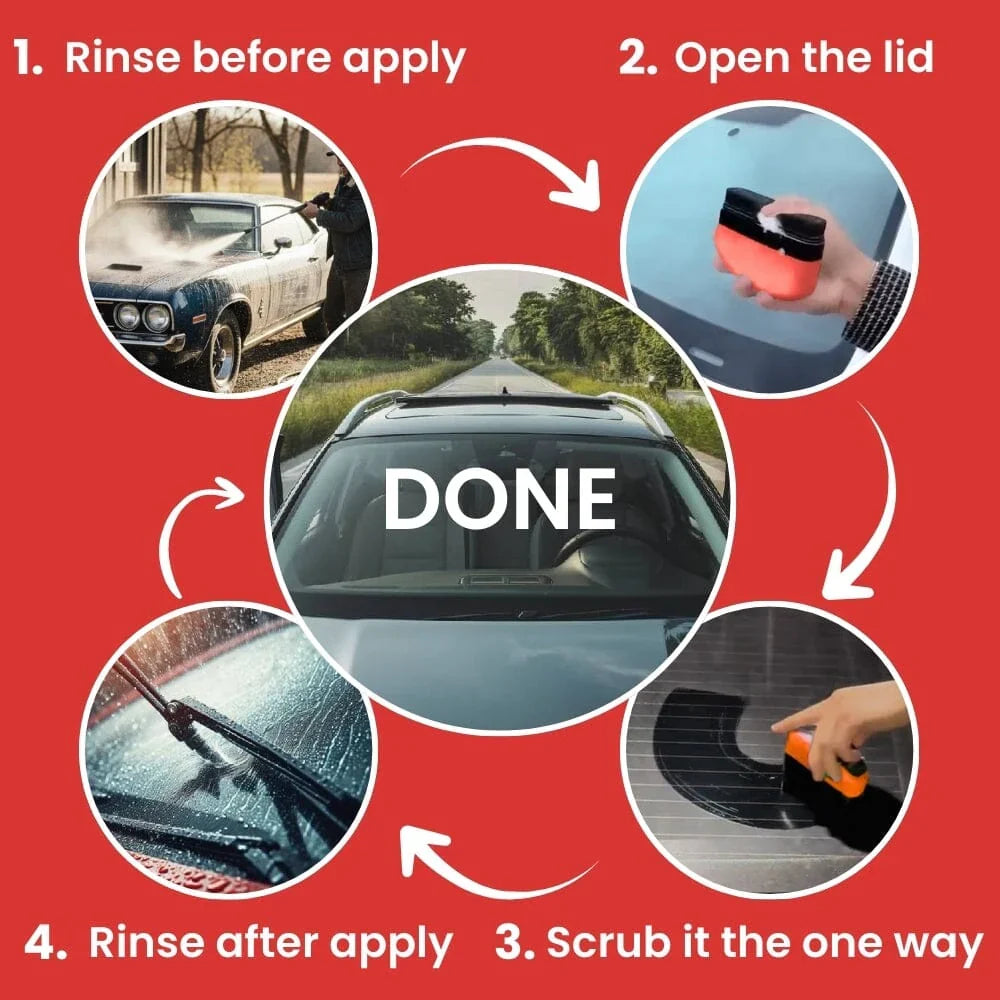 Instant Clear Car Glass Cleaner (Buy 1 Get 1 FREE 🔥 Summer Sale )